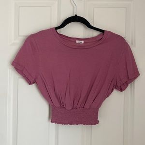 Garage Pink Crop Top